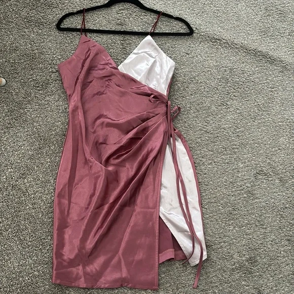pink wine color dress The Wine Red V Neck Mesh Wrap Maxi Dress & Reviews - Wine Red - Dresses